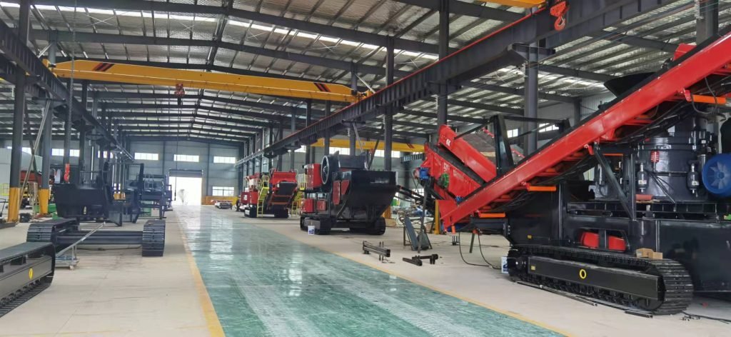 SUHMAN factory production line for custom mobile crushing plants in Hefei, China