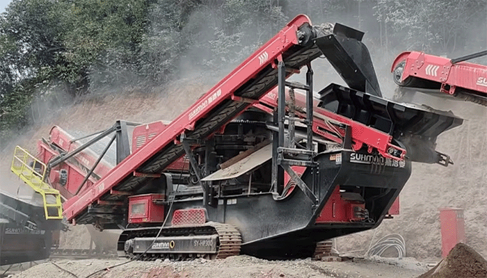 SUHMAN, a Chinese manufacturer of crawler mobile crushers