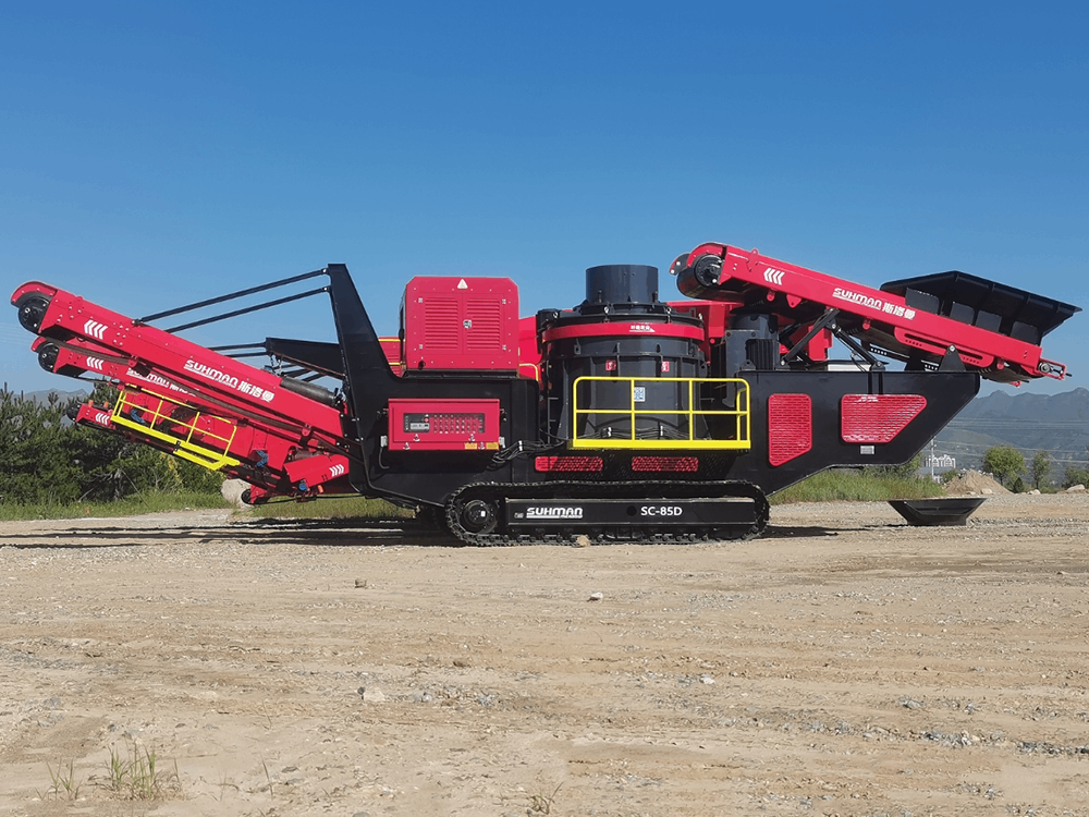 Vertical shaft impact crushers are suitable for secondary/tertiary crushing of granite.